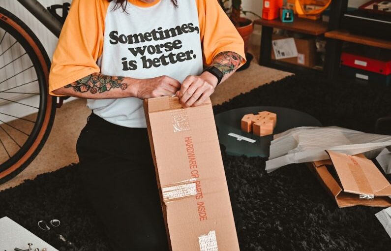 Diy Pruning - a person with a box on the lap