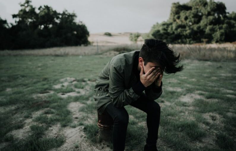 Tree Ailments - man wearing green jacket sitting on stool chair