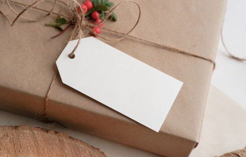 Diy Guide - a present wrapped in brown paper and tied with twine