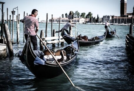 Watering Guide - man ride on boat